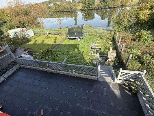 Blick vom Balkon Wohnung 1. Obergeschoss