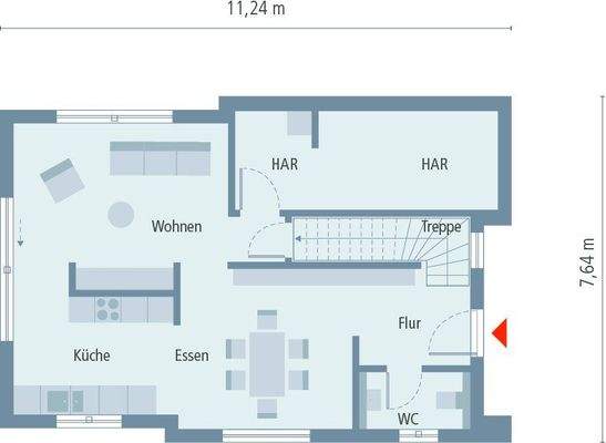 Grundriss Erdgeschoss