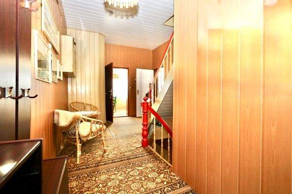 Der Flur im Obergeschoss