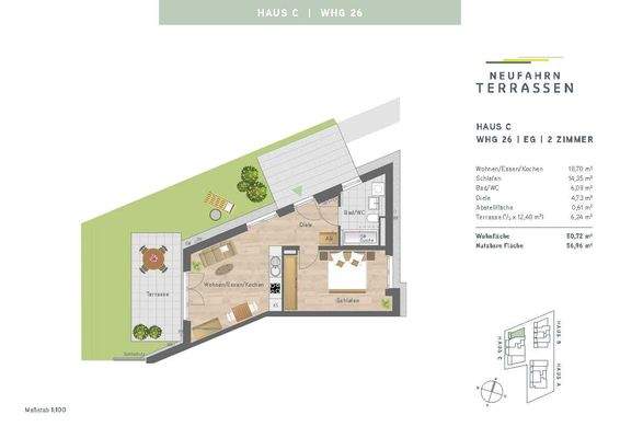 Grundriss Wohnung 26