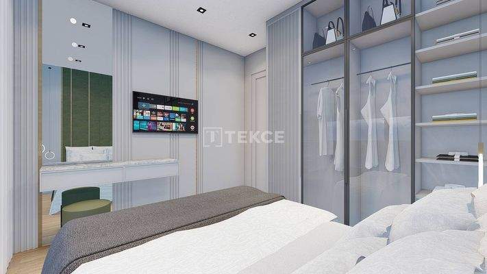 Stylish Apartments in a City View Project in Mahmutlar Alanya