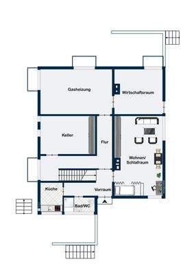 Grundriss Untergeschoss