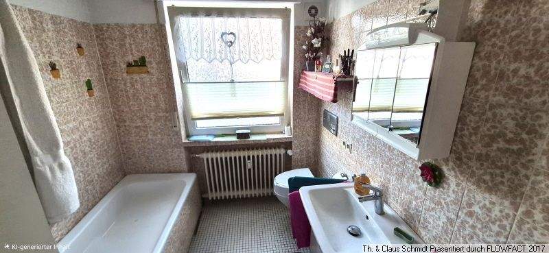 Bad mit Dusche und Wanne