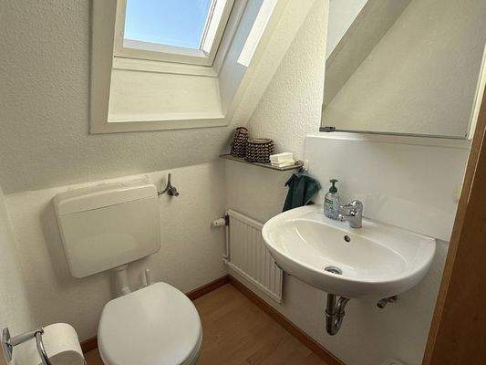 WC im Dachgeschoss