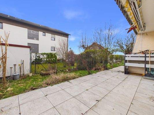 Terrasse und Garten in Südausrichtung