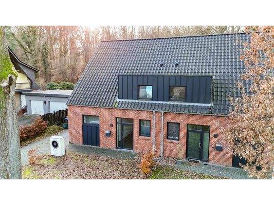 Vorderansicht Doppelhaus