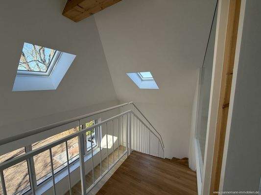 Treppe ins Wohnzimmer