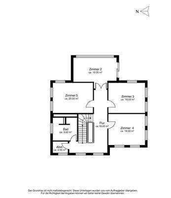 Grundriss Obergeschoss