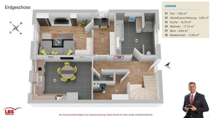 Grundriss Erdgeschoss