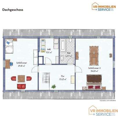 Grundriss Dachgeschoss