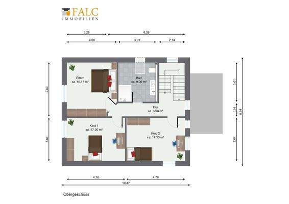 Grundriss Obergeschoss