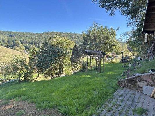 Oberer Grundstücksbereich