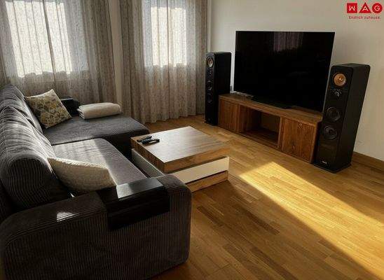 Wohnzimmer, Einrichtungsbeispiel mit KI erstellt.