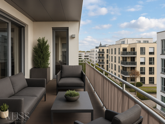 Terrasse angrenzend zum Wohn-/Essbereich