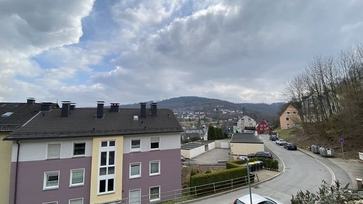 Ausblick vom Balkon EG
