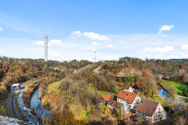Aussicht in der Nähe (TK Elevator Testturm)