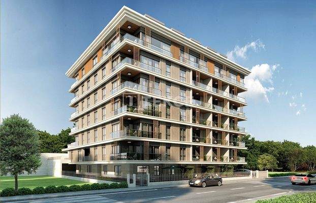 Apartments with Horizontal Architecture and Sea View in Üsküdar