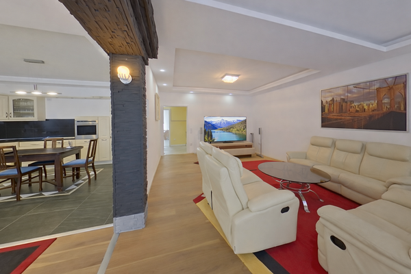 Wohnbereich der Wohneinheit 1 im Zwischengeschoss