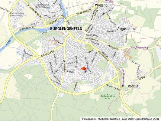 Geolyzer Kartenausschnitt