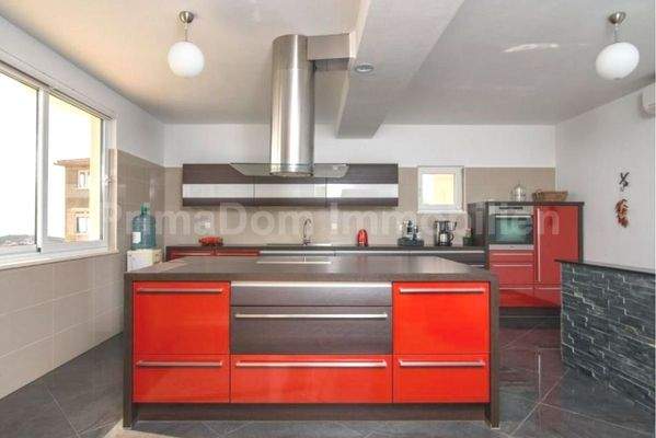 Küche mit Meerblick