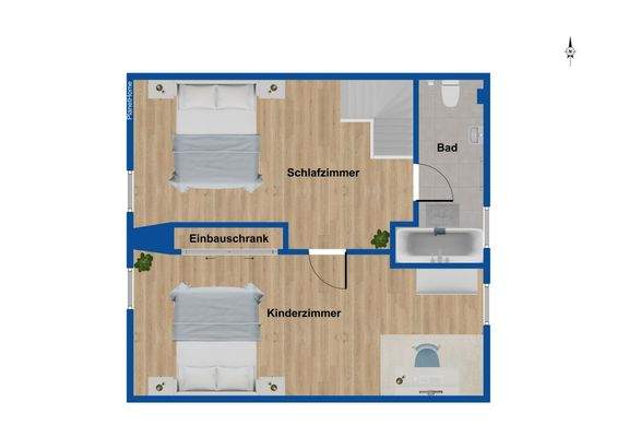 Grundriss Obergeschoss