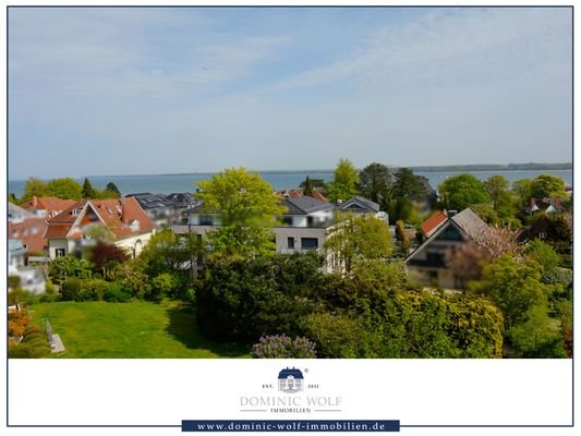 Blick aus dem Wohnzimmer im Dachboden