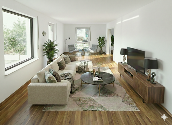 Wohnbereich - Einrichtung dient der Visualisierung