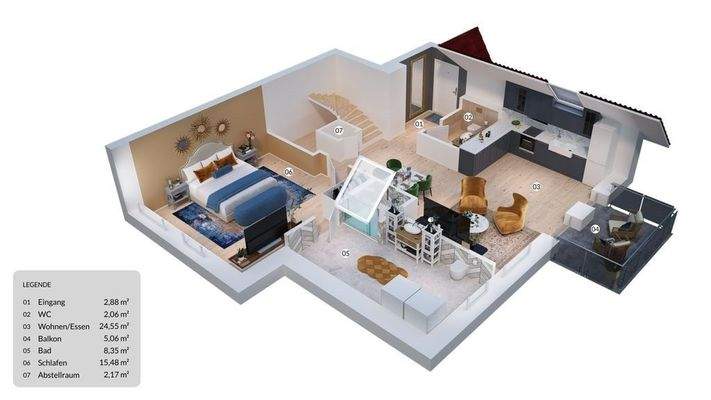 Visualisierung Wohnung 5