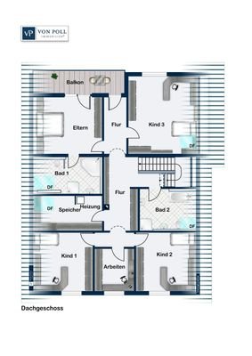 Grundriss Dachgeschoss