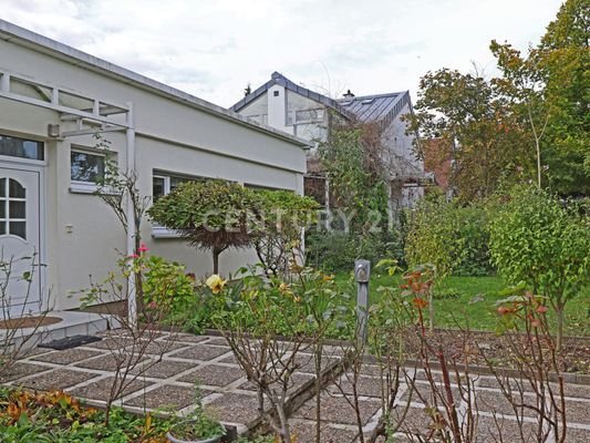 Vorgarten vom Bungalow