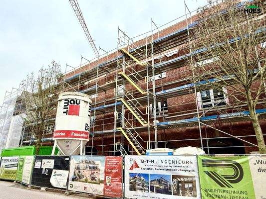 Außenansicht Bauphase