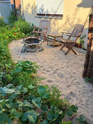 Neue Grill- und Feuerstelle