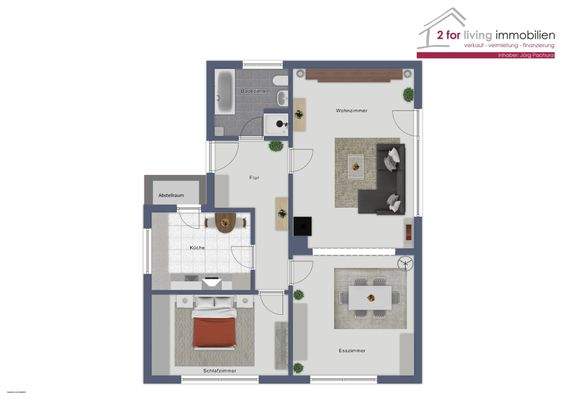 Zweifamilienhaus (Grundriss EG)