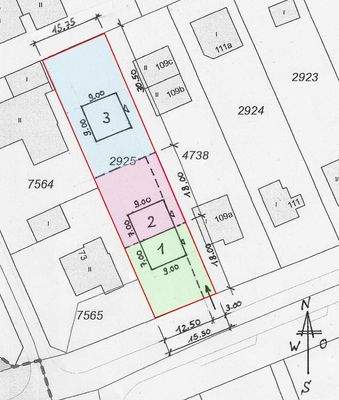 Lageplan (Haus 1 + 2) 