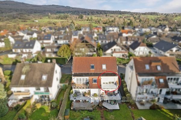 Blick auf den Sonnenbalkon