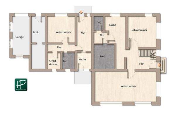 Grundriss Erdgeschoß