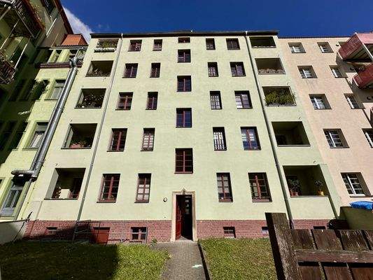 Historische Rückseite mit Loggien 