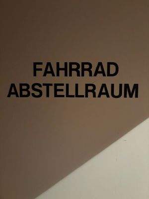 Fahrradabstellraum im Haus
