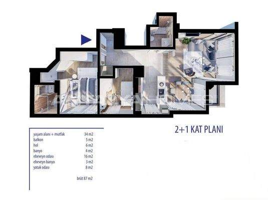 Properties Close to the Sea and Shopping Mall in Antalya Lara