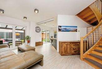 Blick ins Wohnzimmer