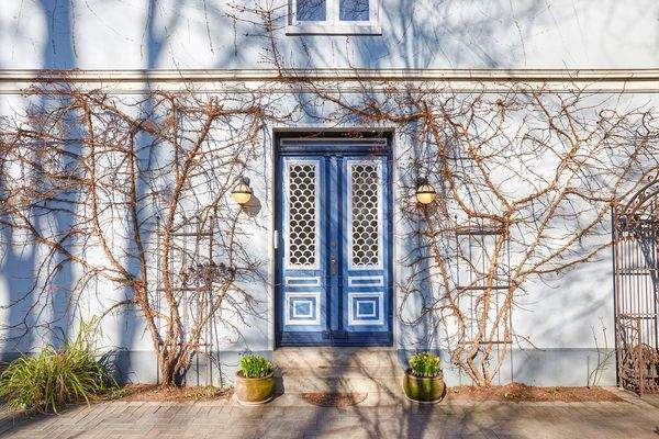 Nostalgischer Hauseingang