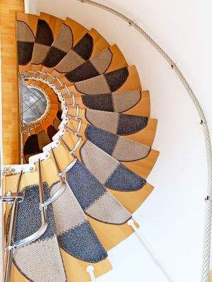 Ansprechende Treppenanlage