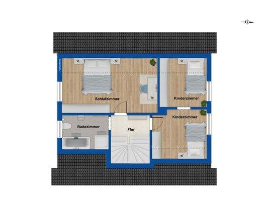 Grundriss Dachgeschoss