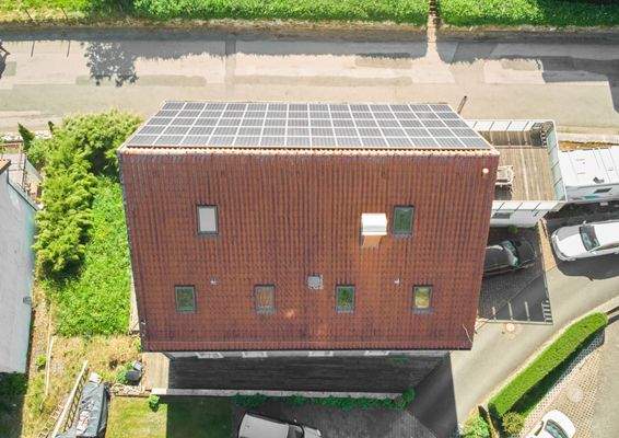 Die Sicht auf das Dach