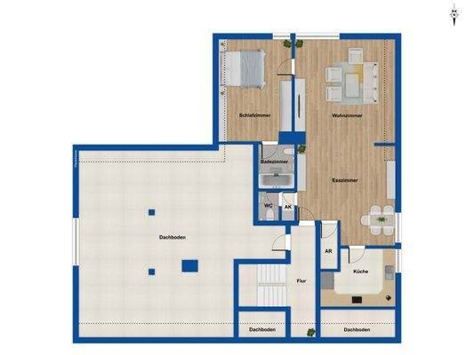 Grundriss Obergeschoss