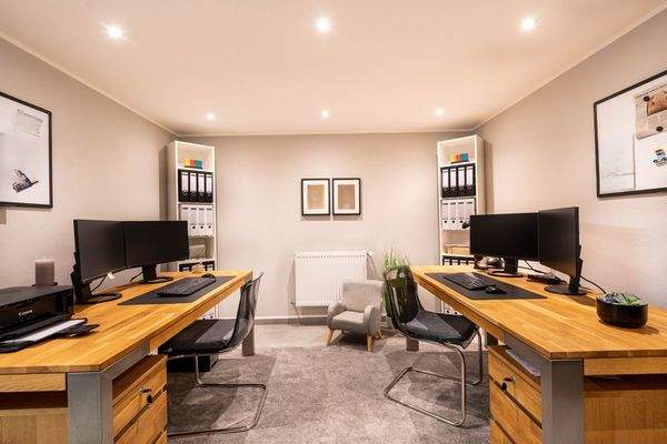 Arbeitszimmer im UG