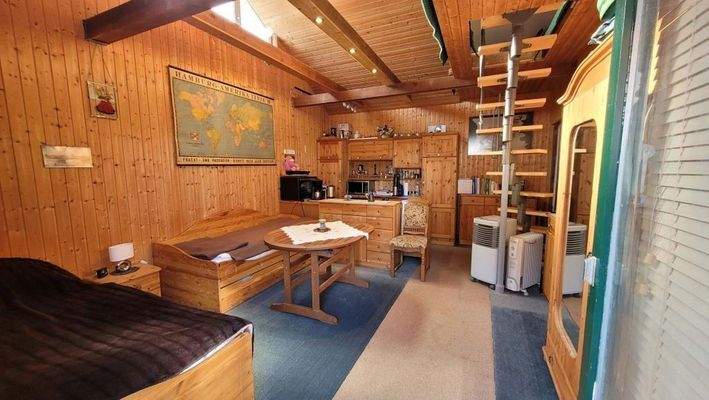 Bootshaus-Wohnbereich