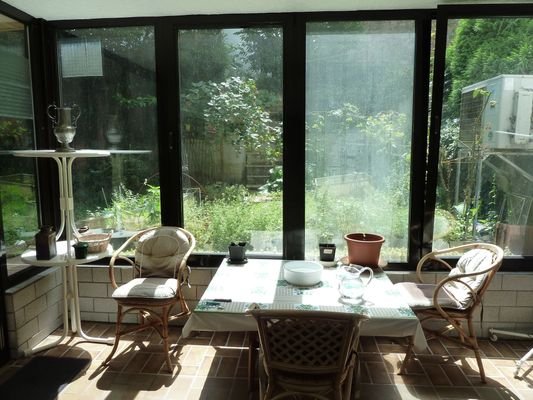 Vom Wiga Blick in den Garten