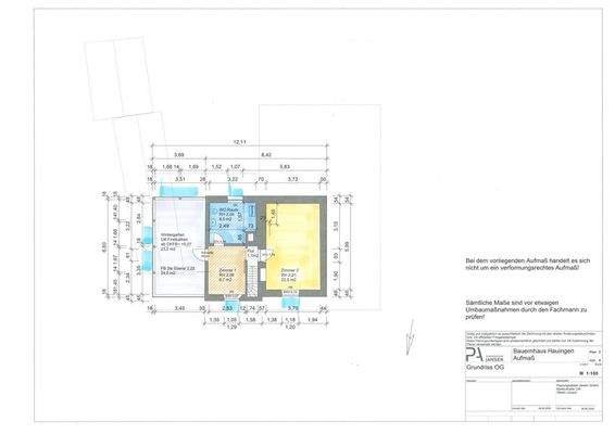 Grundriss Obergeschoss