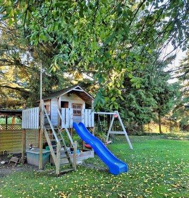 Klettergerüst im Garten